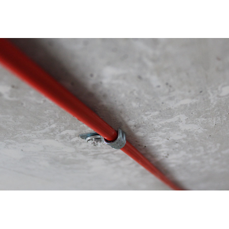 PFT lőhető tűzálló félköríves fém bilincs előrögzítővel Ø 8 mm