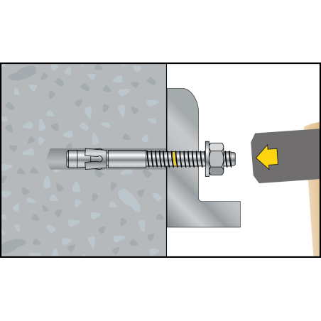 BAP önfeszítő alapcsavar 8-75/10