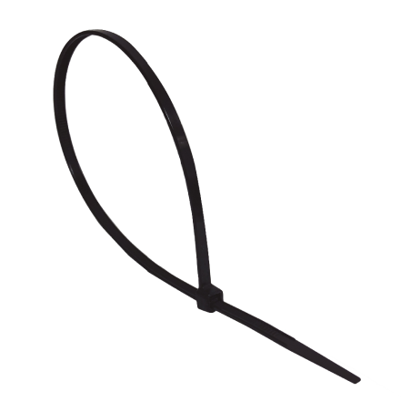 Nylon kábelkötegelő 4,8X200 mm, fekete
