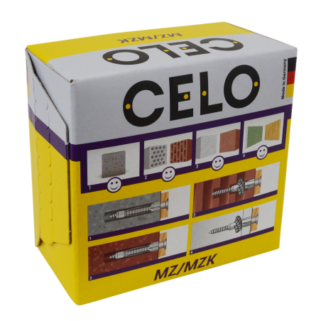 MZK Ø6 univerzális műanyag dűbel gallérral