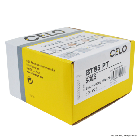 Direkt beton csavar BTS PT 5-30/5, D fejű, TX25, ZnAl