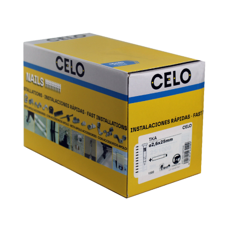 TKA 25 mm-es általános célú szeg AG szegbelövőhöz