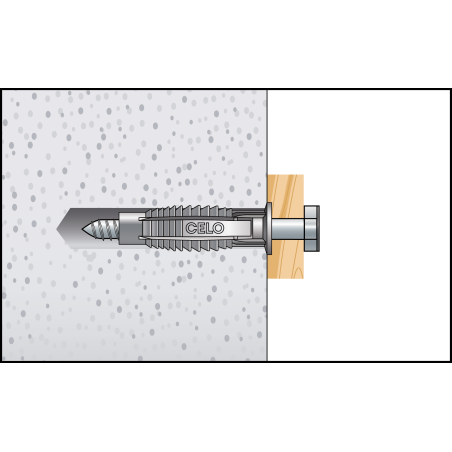 FX univerzális nylon dűbel csavarral Ø10