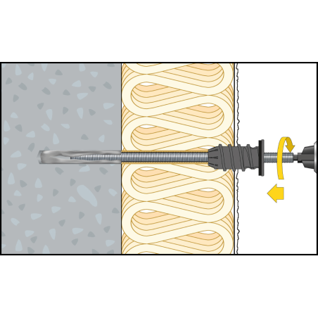 Szerelési kép – ResiTHERM® 12 betonba/porózus betonba történő telepítése 8