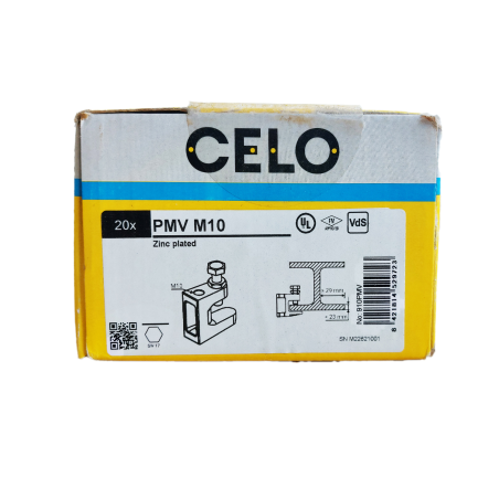 Állítócsavaros gerenda kapocs PMV