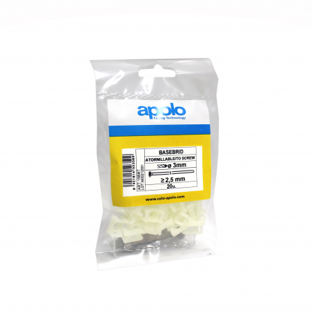 BBT csavarozható kötegelő talp, nylon tasakban