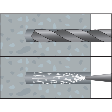 Direkt beton csavar BTS PT 5-30/5, D fejű, TX25, ZnAl