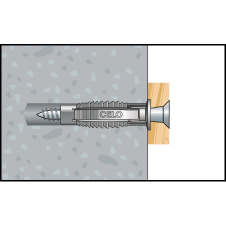 FX univerzális nylon dűbel csavarral Ø10