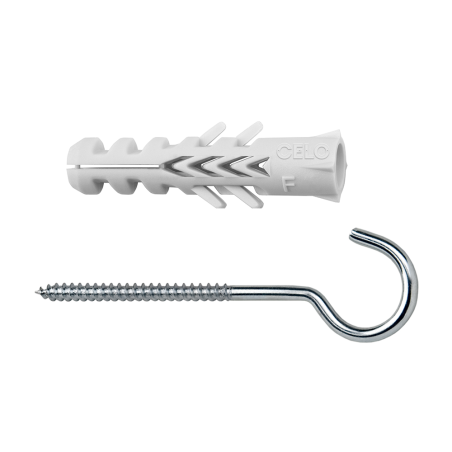 F szárnyas dűbel kampóval, bliszterben