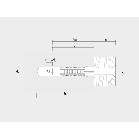 MZK Ø10 univerzális műanyag dűbel gallérral