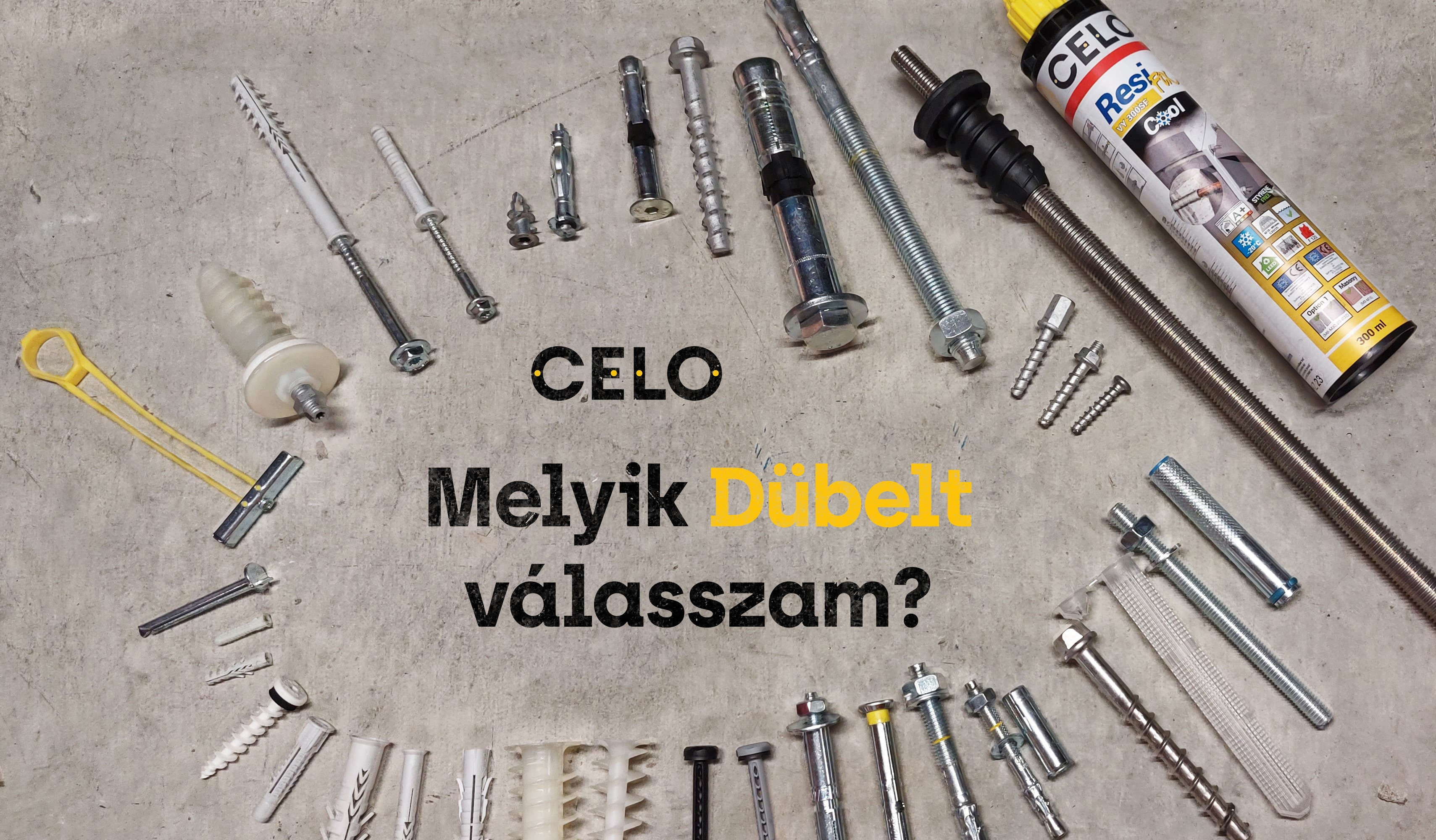 Útmutató a megfelelő dübel kiválasztásához